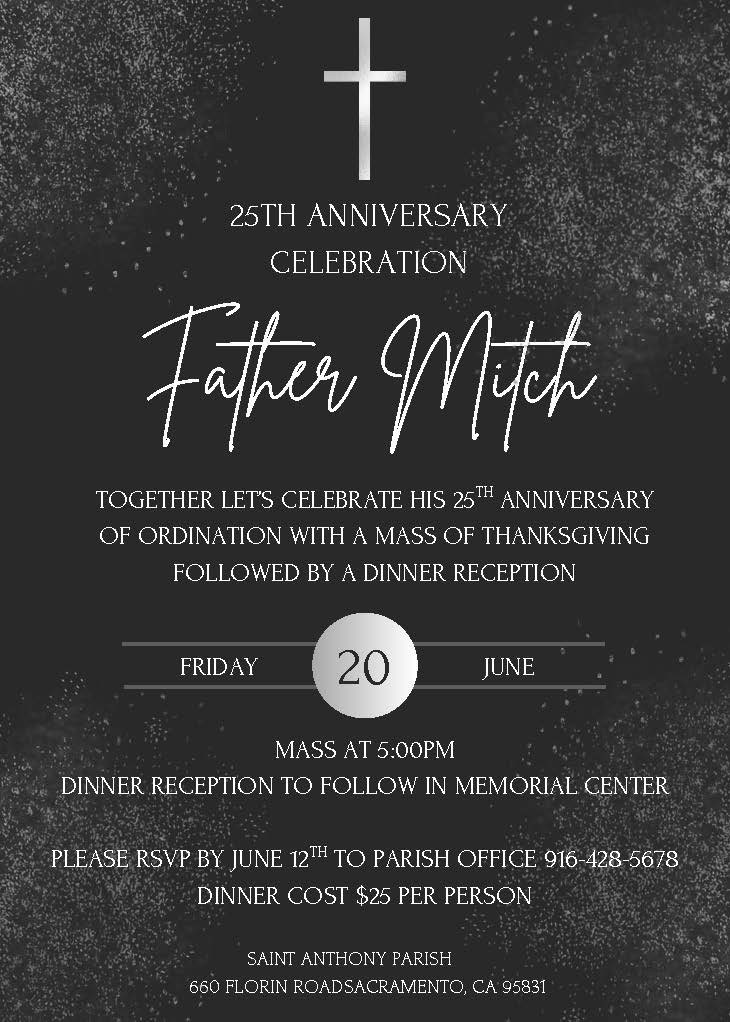 25th Anniversary Celebration W Cost